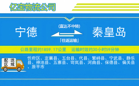 福州到忻州物流公司