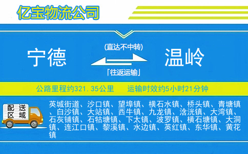 福州到英德物流公司